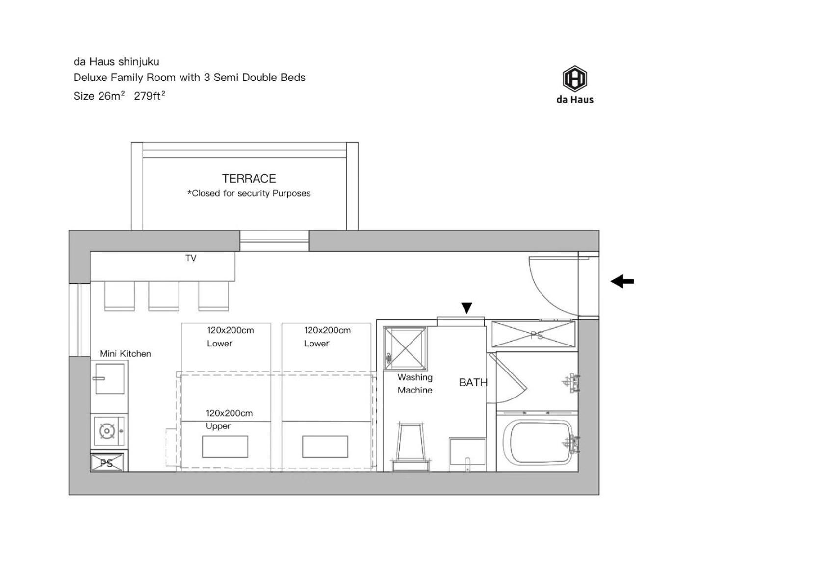 Da Haus Shinjuku Hotel Tokio